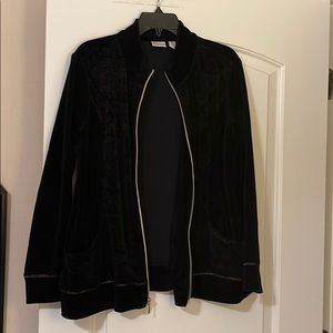 Velour sport jacket